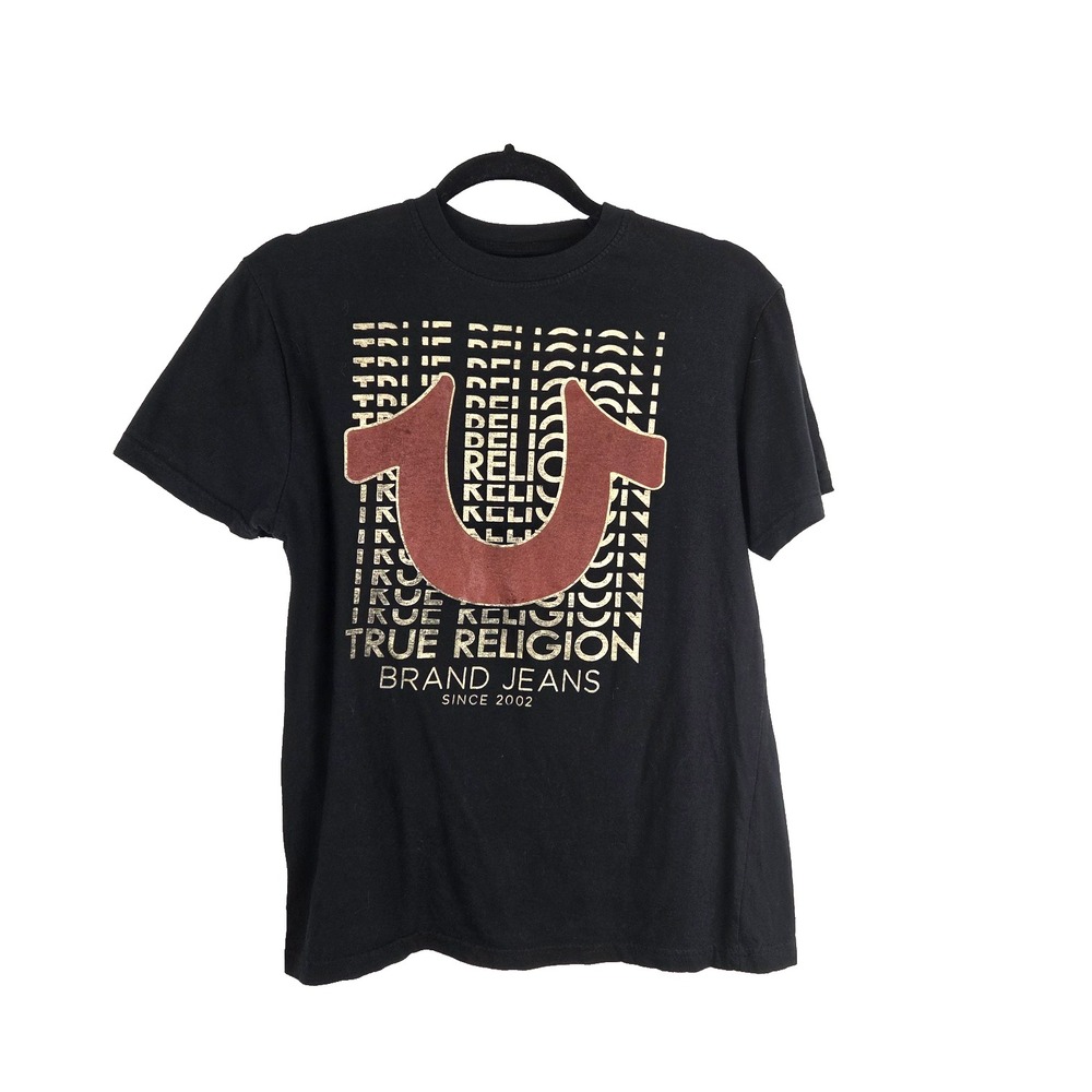 True Religion Men's Loungewear Brand Logo Graphic Tee Shirt Size‎ Medium